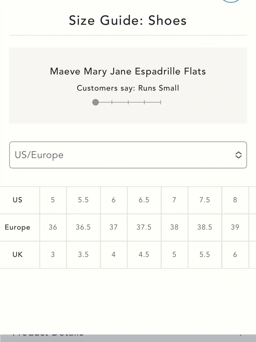 Maeve Mary Jane Espadrille Flats Size 39EU 8US (may run small) NWOT